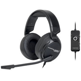 Fonestar Auricular Estéreo WIN-U USB con Micrófono LED Cable 2m para PC Mac PS4 Xbox